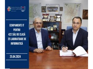 Dotăm cu table interactive și calculatoare noi toate școlile din Municipiul Focșani Dotăm cu table interactive și calculatoare noi toate școlile din Municipiul Focșani