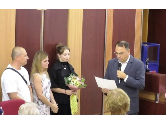 Ana Maria Bărbosu, cetățean de onoare al Municipiului Focșani