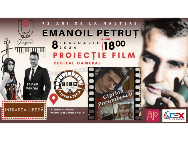 Vă invităm, în această seară, de la ora 18.00, la lansarea proiectului ”Film de Cinematecă”