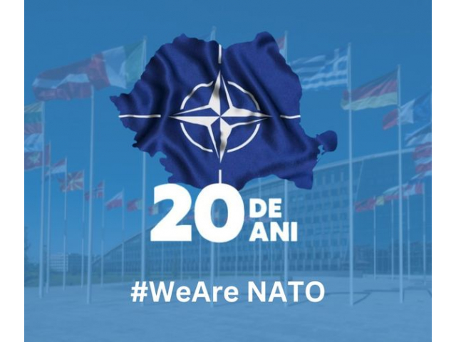 Astăzi se împlinesc 20 de ani de apartenență a României la NATO