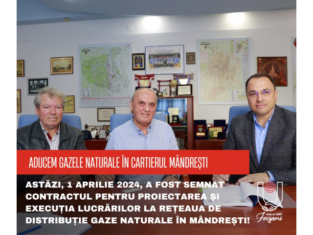 Aducem gazele naturale în casele cetățenilor din Mândrești