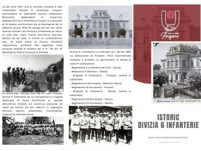 Simpozion despre istoria Diviziei 6 Infanterie, la Primăria Municipiului Focșani
