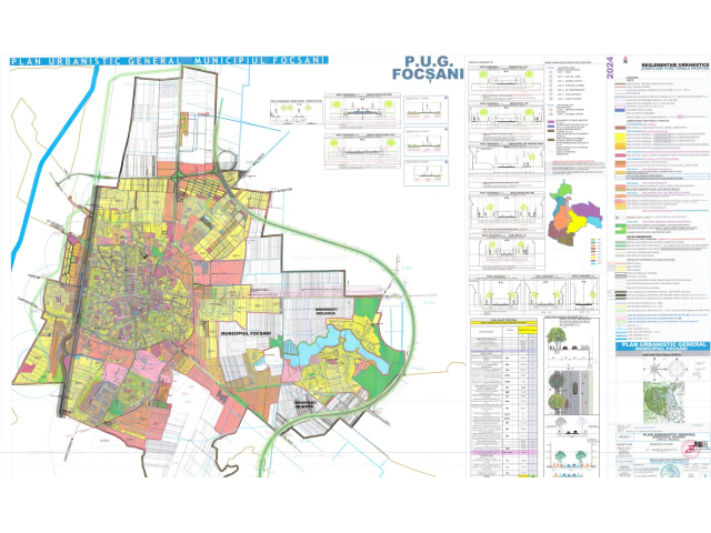 A fost aprobat noului Plan Urbanistic General al Municipiului Focșani